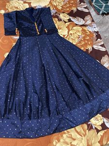 Elegant Navy Blue Kurta Set