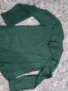 Elegant Emerald Green shirt