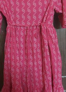 Vibrant Pink Ethnic Gown