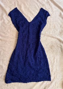 Royal Blue Lace Dress