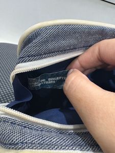 Dior Denim Makeup Bag