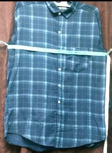 Latest Shirt smoothly pure cotton navy blue