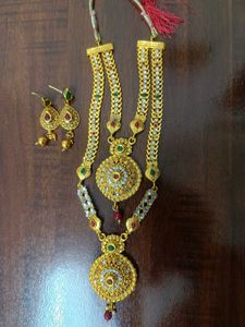 At just 799🔥Gold Tone Jewellery Combo | 2 Necklac