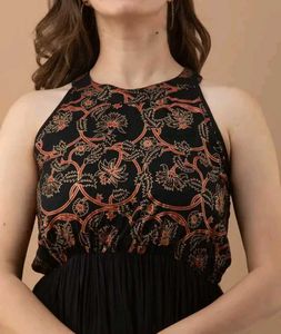 Elegant Halter Neck Maxi Dress