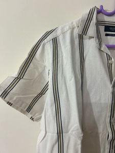 Classic Striped Short-Sleeve Shirt