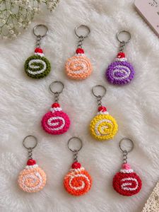 Handmade Crochet Flower Keychains 50 Each