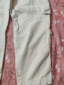 cargo white pant