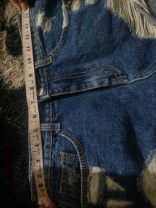 Ripped Denim Short