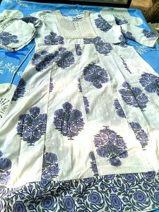 New Floral Print  Anarkali Dress
