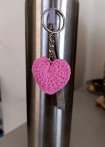 crochet Heart Keychains 🩷💕