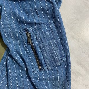 Dickies Modern Sashiko Denim Hybrid Bomber Jacket