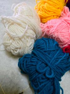 Assorted Yarn Skeins for Crafts