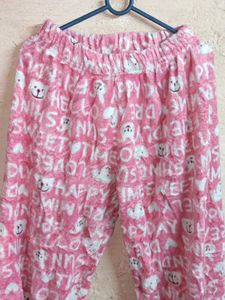 2PCS Trendy Oversized Fleece Fashion Night Suit