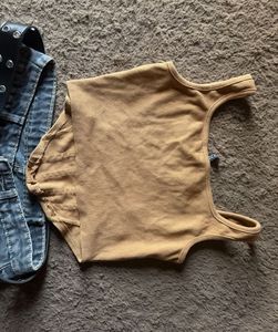 Corset Style Tank Top