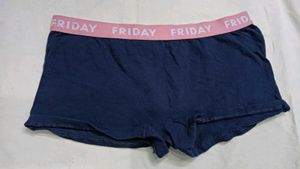 Blue "Friday" Logo Boy Shorts 🖤🖤