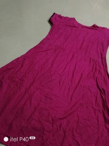 Rose Pink Anarkali Kurthi