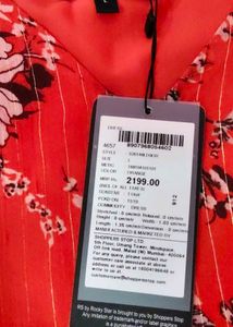 Red Floral Maxi Dress From Shopperstop