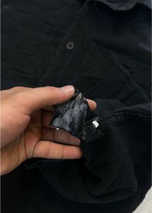 H&amp;M -Men's Black Denim Shirt