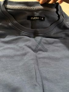 womens blue sweatshirt