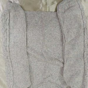Cozy Gray Knit Sweater