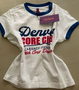 Denver Core Club Graphic crop top