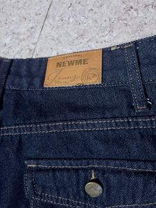 Wide Leg Dark Wash Denim Jeans