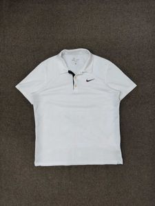 Nike Dri-FIT White Polo Shirt