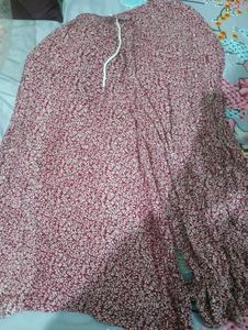 Floral Print Maxi Skirt
