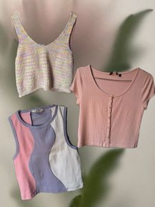 Bundle of 3 Crop Tops