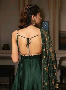 Elegant Green Kurta Set with Dupatta