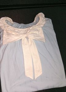 dress with bow