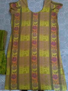Synthetic Patiyala Suit For Women (3 Piece)