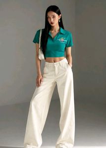 Calvin Klein Jeans Teal Polo T-Shirt