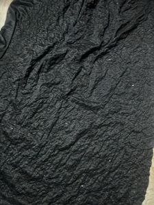 Black Sequin Blouse Piece Unstitched