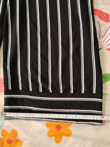Striped Black &amp; White Jumpsuit