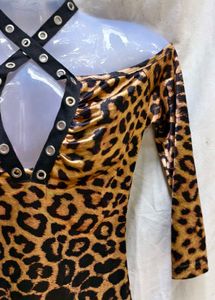 Leopard Print Halter Top