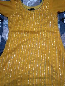 Beautiful Sequence Work Patiala Kurti 😘
