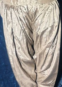Women's Shiny Satin Lycra Stretchable Patiala Salw