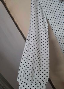 Polka Dot Bow Blouse