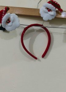 Christmas Santa Head Band (Red) - JingleCrafts