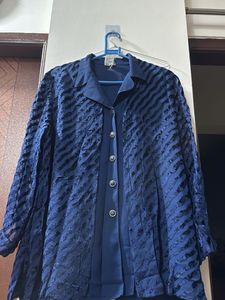 Elegant Navy Blue shirt
