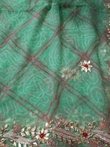 Elegant Green Rajasthani Odhni
