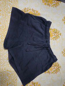 Gray and black Casual Shorts🤍