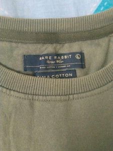 Olive Green "R" Graphic Sweatshirt