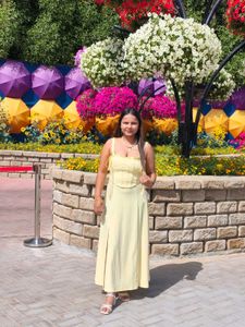 Yellow Corset Maxi Dress 💛🔥