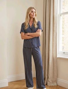 Striped Wide Leg Palazzo Pants