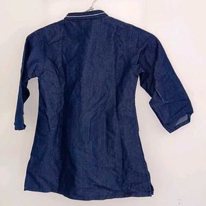 Classic Denim Kurta