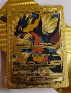 Gold Ultra Charizard GX Pokemon Card(150000HP)