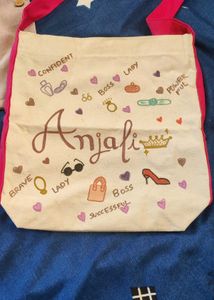 Customised personalised Tote Bag