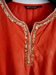 Embellished Kurti melange Brand Size Issues